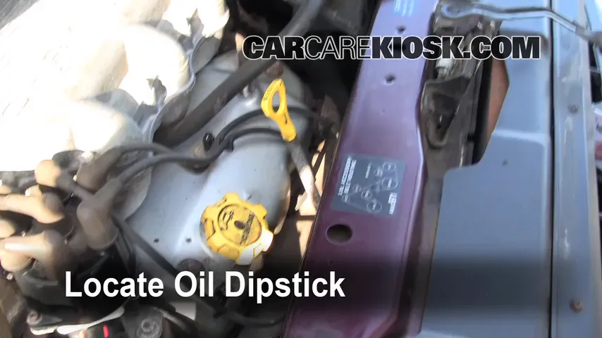 1999 Dodge Caravan 3.0L V6 Oil Check Oil Level